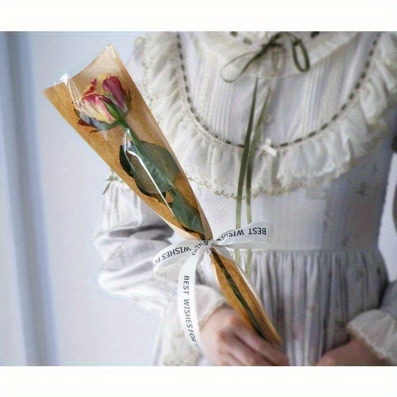 10pcs Transparent Bouquet Pack - Cotton Candy Cone ulasan dan harga