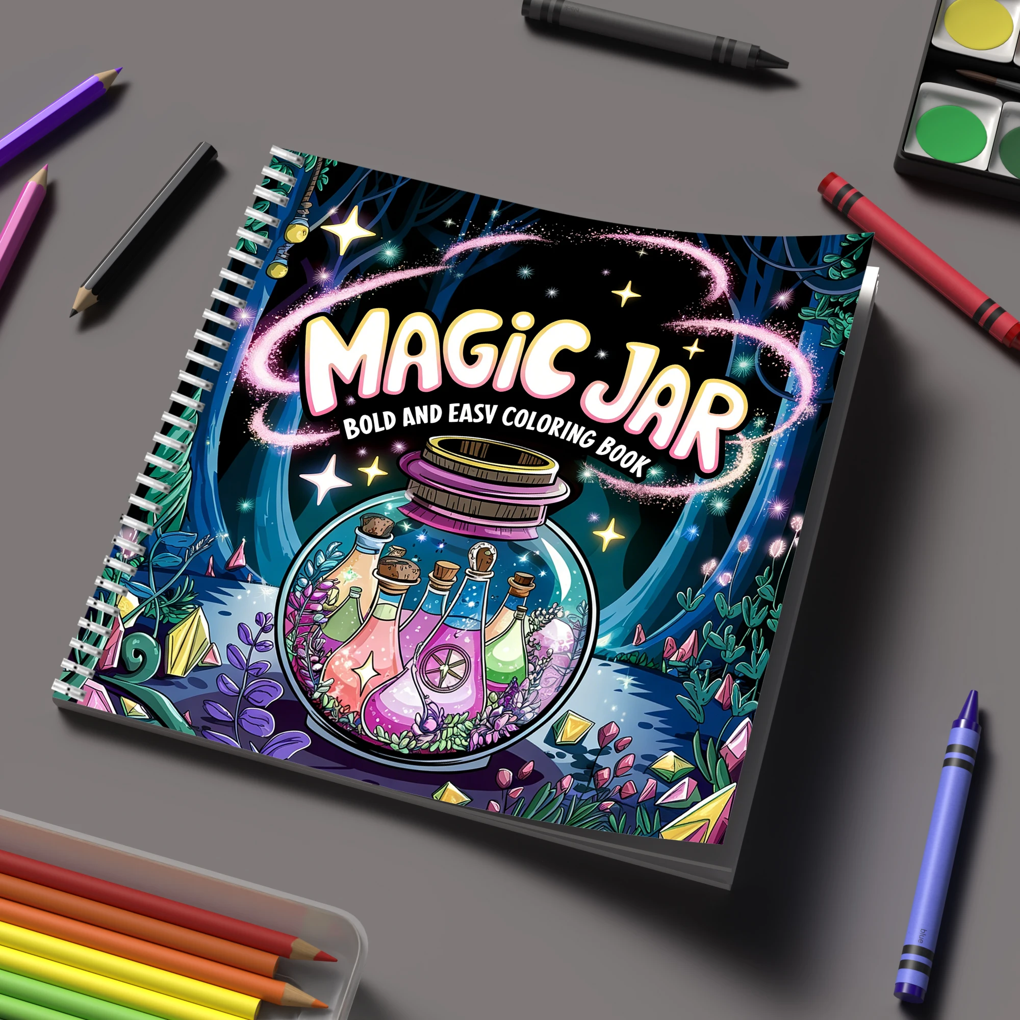 Coloring Book Magic Jar for Ad - Supply Event ulasan dan harga