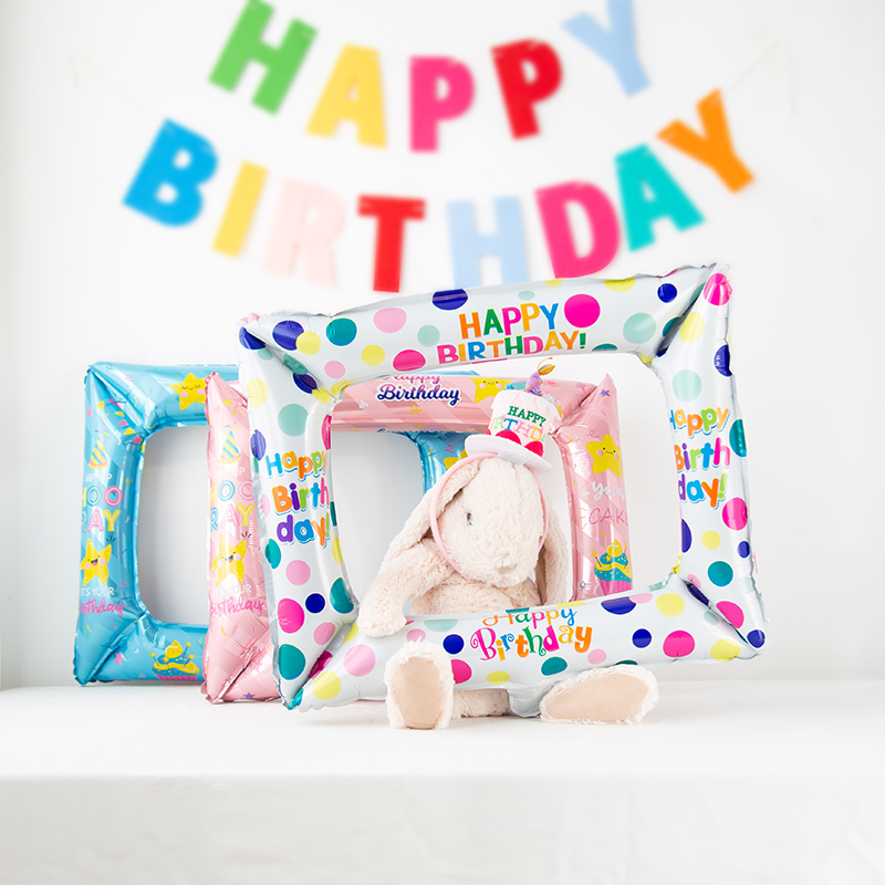 Photo Frame Ballons Children's - Photo Booth Frame ulasan dan harga