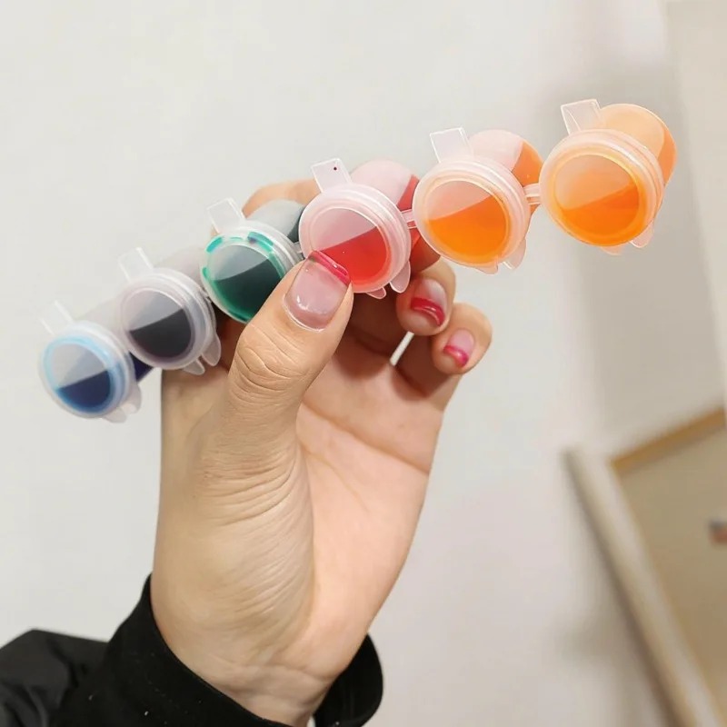 10/30/50PCS Empty Paint Pots M - Plastic Cup 50Pcs ulasan dan harga