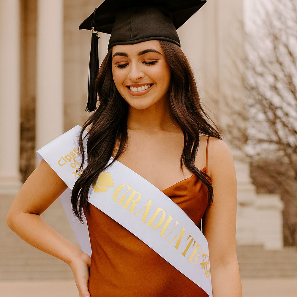 Class of 2026 2026 Graduation  - Birthday Sash Glitter ulasan dan harga