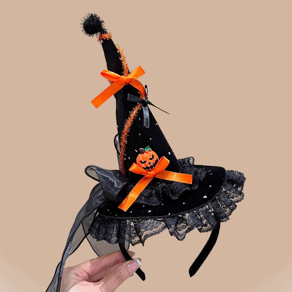 Spider Halloween Witch Hat Hea - Party Hat Cone ulasan dan harga