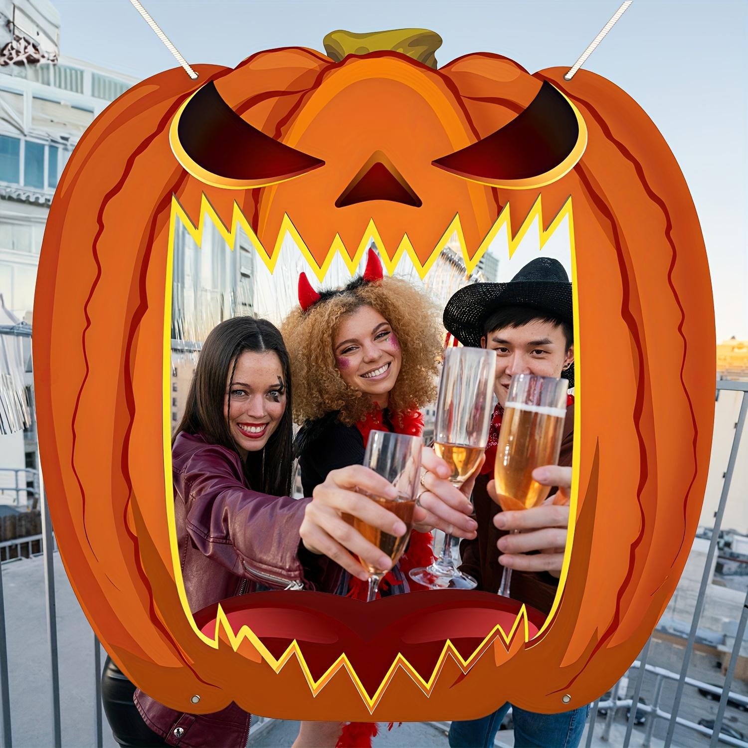 Giant Jack O Lantern Photo Boo - Photo Booth Frame ulasan dan harga