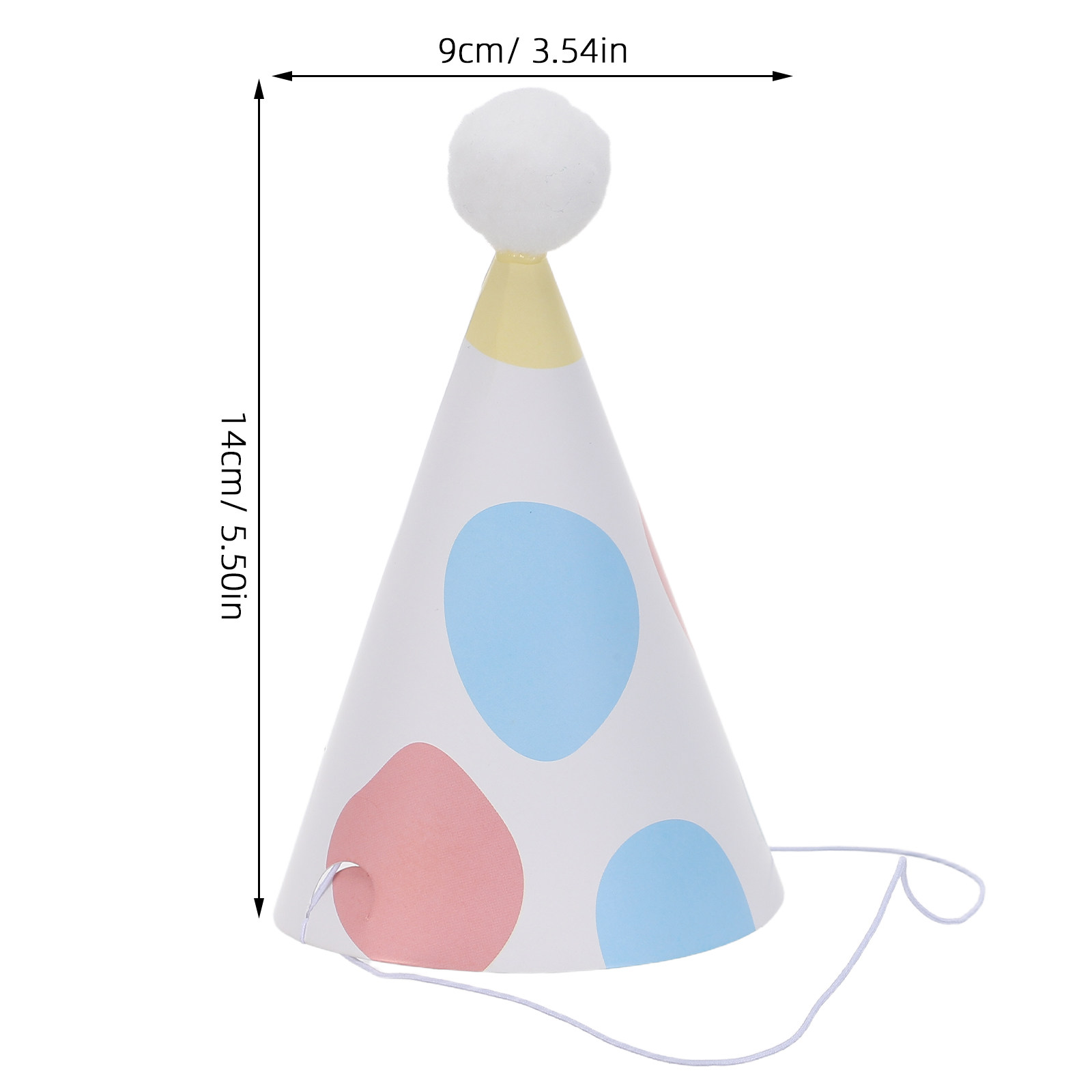 9Pcs Birthday Party Hats Color - Party Hat Cone ulasan dan harga