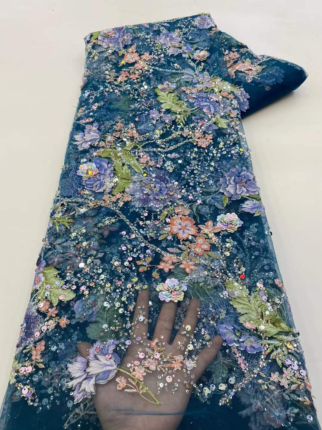 African Lace Fabric 2026 High  - Glitter Tablecloth ulasan dan harga