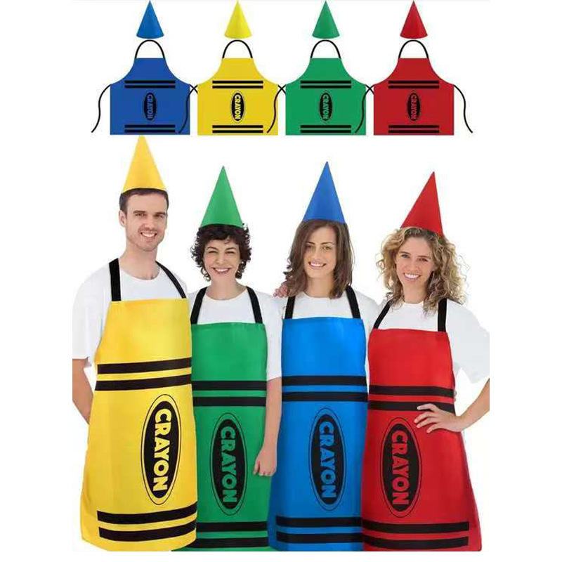 Colorful Crayon Themed Gnome S - Party Hat Cone ulasan dan harga