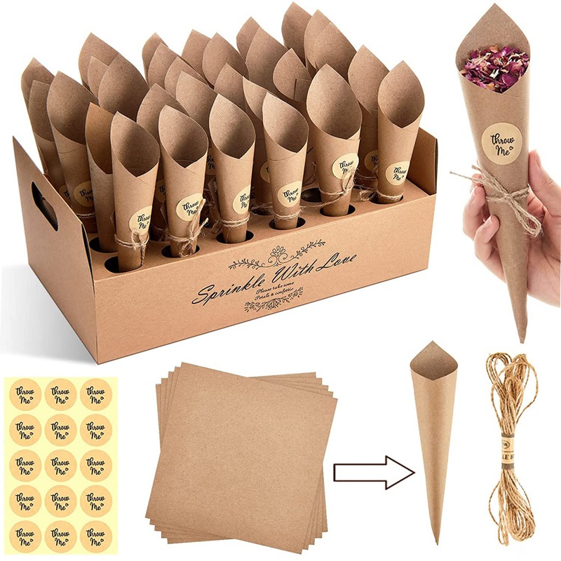 Wedding Confetti Cone Stand Bo - Cotton Candy Cone ulasan dan harga