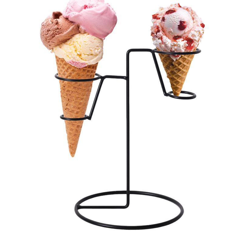 Ice Cream Cone Holder Black Ir - Cotton Candy Cone ulasan dan harga