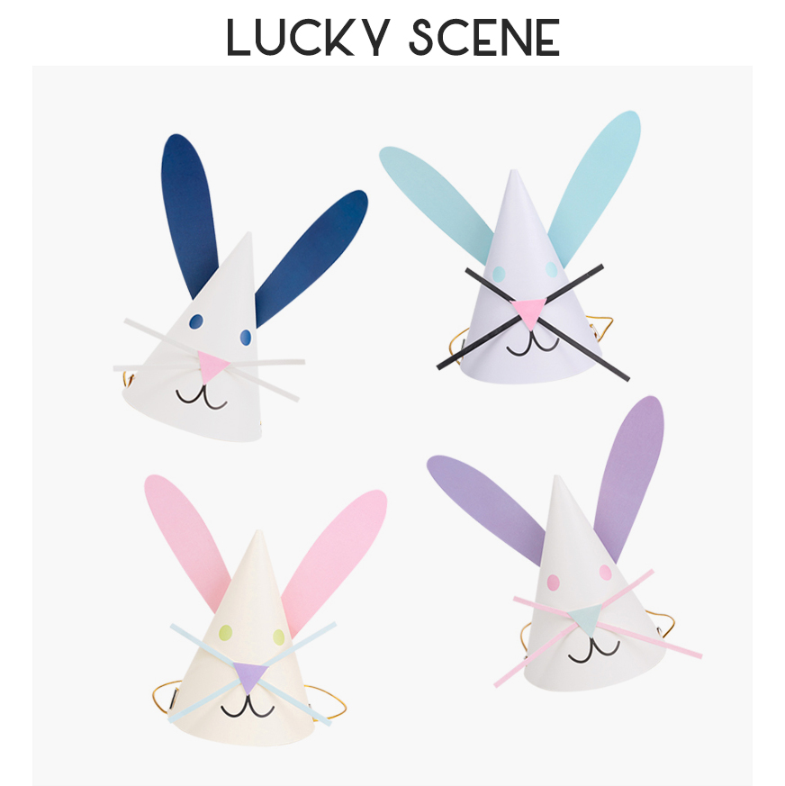 Bunny Ears Birthday Hat Cute B - Party Hat Cone ulasan dan harga