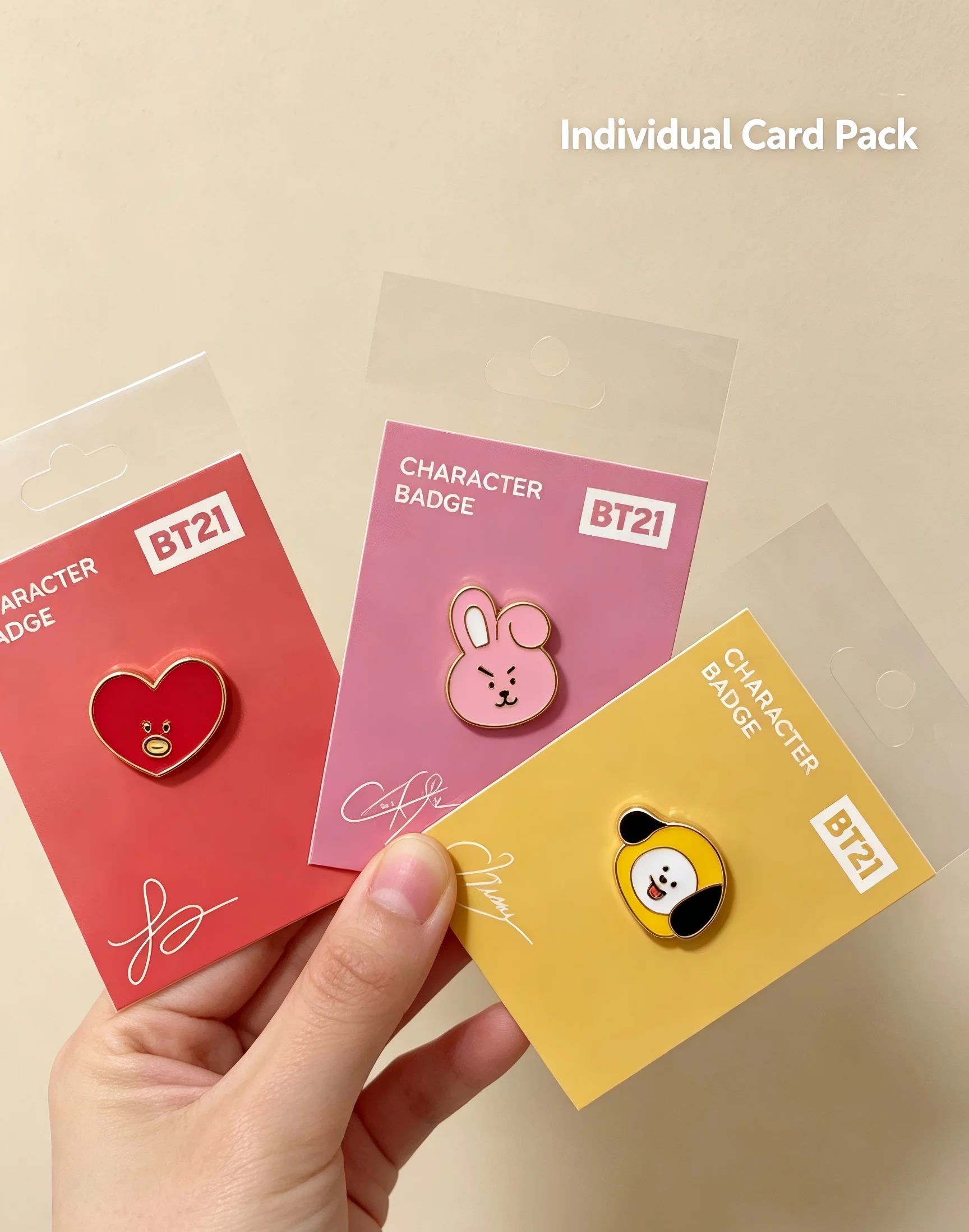 BT21 Metal Brooch Badges Carto - Supply Event ulasan dan harga
